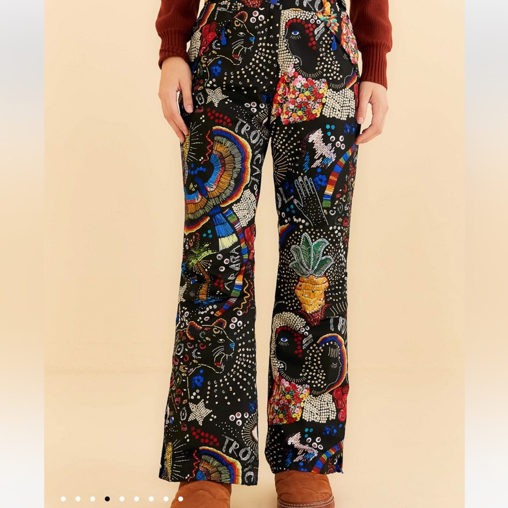 FARM Rio BLACK BOROGODO SKI PANTS